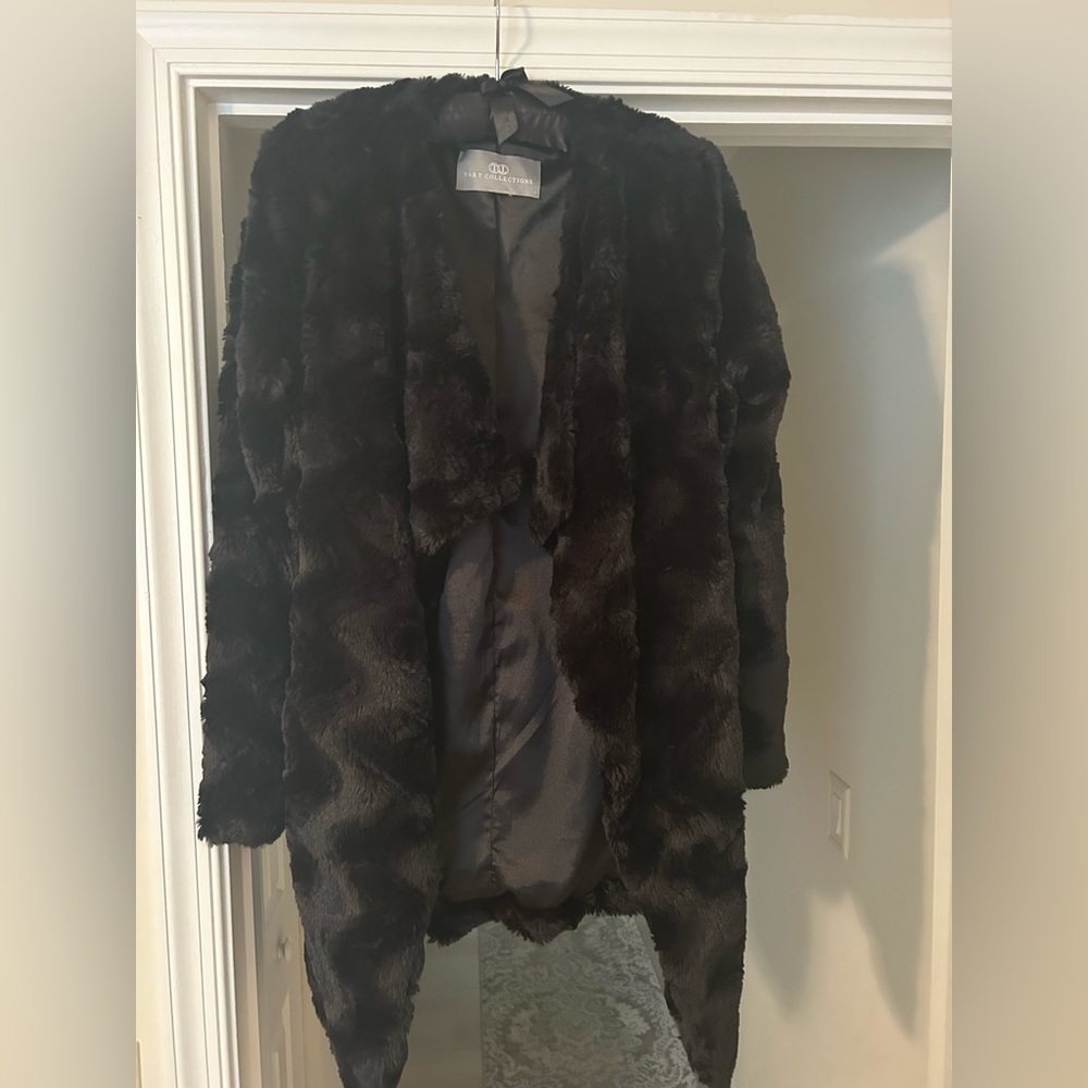 Tart Collections faux fur 3/4 jacket